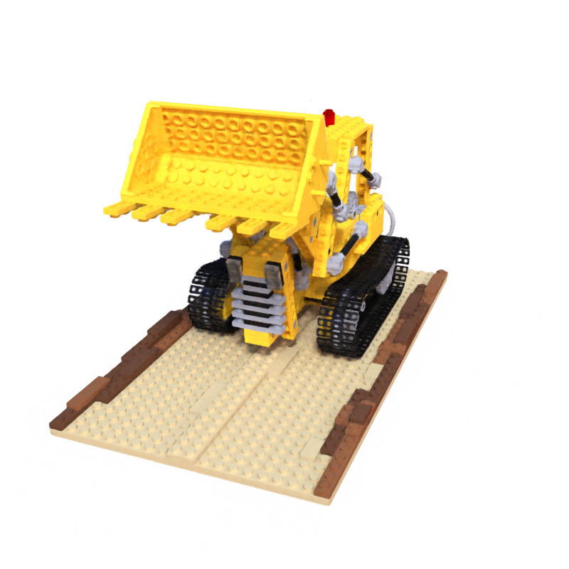 Lego scene after NeRF fine-tuning with Muon