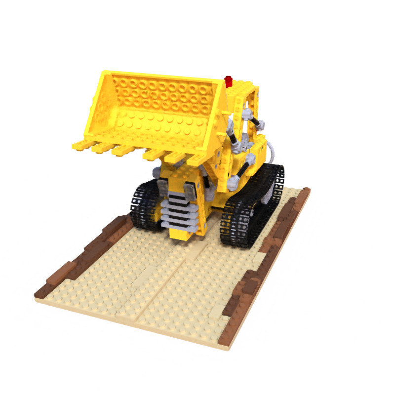 Lego scene after NeRF fine-tuning with ProPolar
