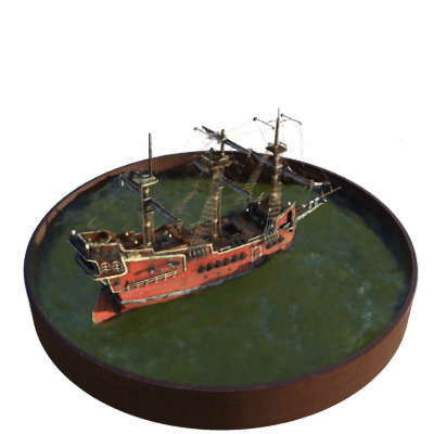 Novel view of the Blender Ship scene with ProPolar
